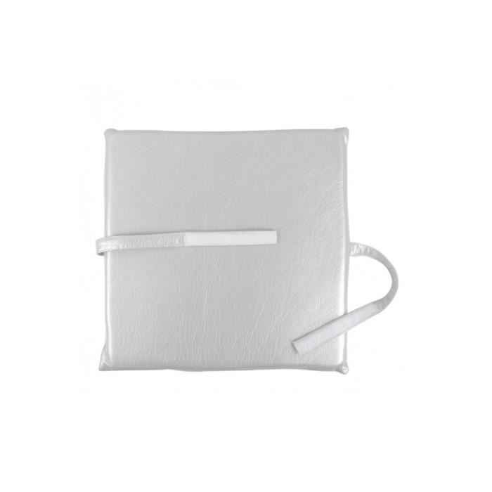 galette de chaise gris argent