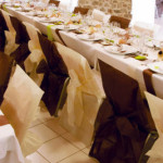 housse de chaise ivoire pas cher