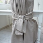 housse de chaise noeud