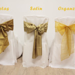 housse de chaise noeud