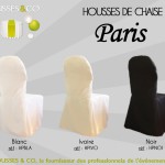 housse de chaise tissu