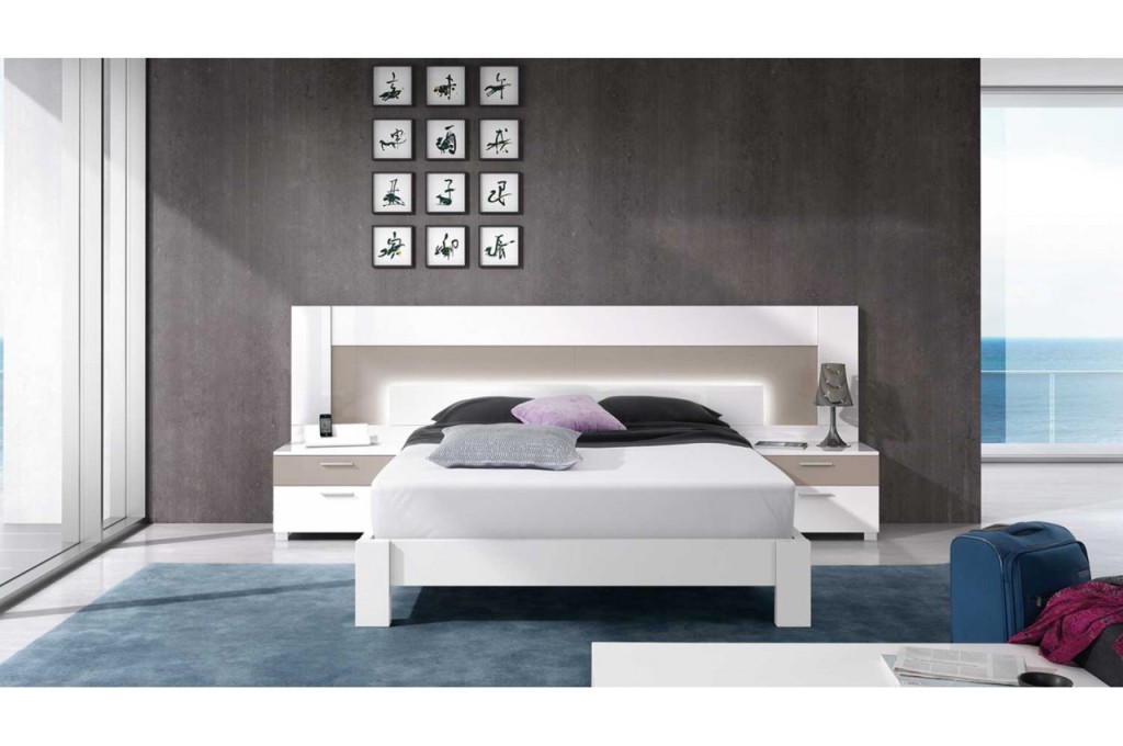 lit deux personnes moderne