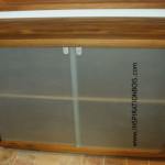 meuble bas salle de bain porte coulissante