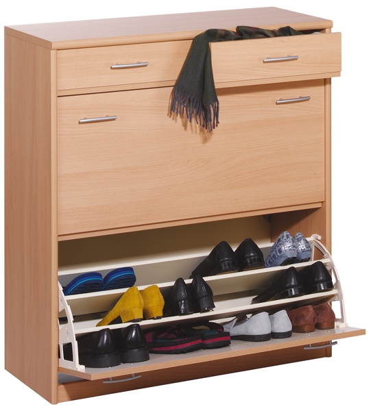 meuble chaussures hetre