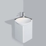 meuble d'angle avec vasque