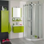 meuble salle de bain vert