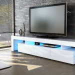 meuble tv bas armoire basse lima v2 en blanc