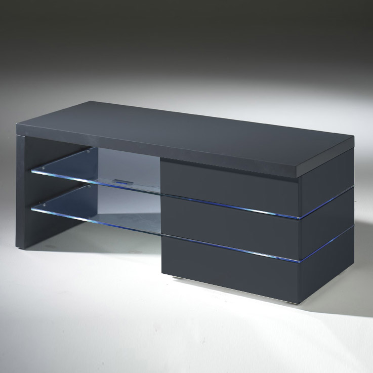 meuble tv bas gris