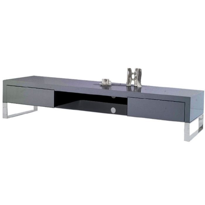 meuble tv bas gris
