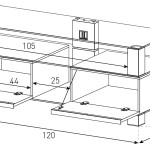 meuble tv bas sonorous mood 9120 gris