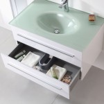 meuble vasque verre salle de bain