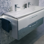 meuble vasque verre salle de bain