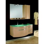 meuble vasque verre salle de bain