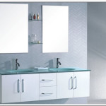 meuble vasque verre salle de bain