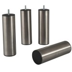 pieds de lit ronds en bois