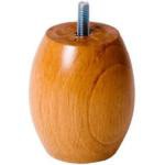 pieds de lit ronds en bois