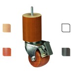 pieds de lit roulettes