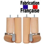 pieds de lit roulettes