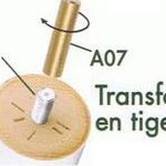 pieds de lit tige lisse