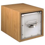 rangement cd en bois