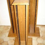 rangement cd en bois