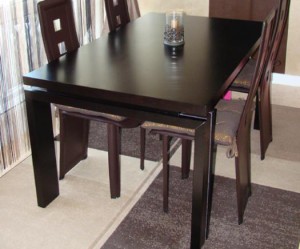 table a manger wenge