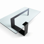 table basse design verre