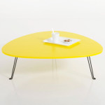 table basse jaune