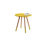 table basse jaune