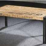 table basse style industriel