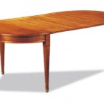 table console demi lune extensible