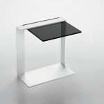 table d'appoint en verre design