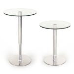 table d'appoint en verre design