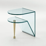 table d'appoint en verre design