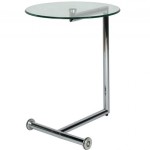 table d'appoint en verre design