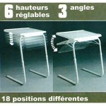 table d'appoint pliante multifonction