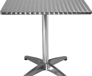 table de bar aluminium et inox