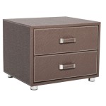 table de chevet marron