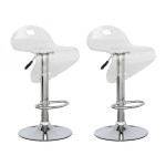 tabouret de bar transparent