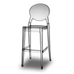 tabouret de bar transparent