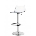 tabouret de bar transparent