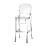 tabouret de bar transparent