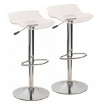 tabouret de bar transparent