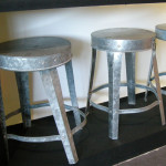 tabouret de bar zinc