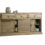 buffet de cuisine en pin conforama