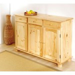 buffet de cuisine en pin conforama
