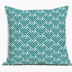 coussin deco bleu