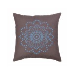 coussin deco bleu