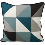 coussin deco bleu turquoise