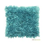 coussin deco bleu turquoise